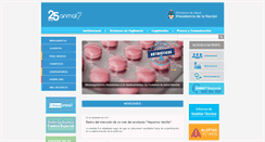 Desktop Screenshot of anmat.gov.ar